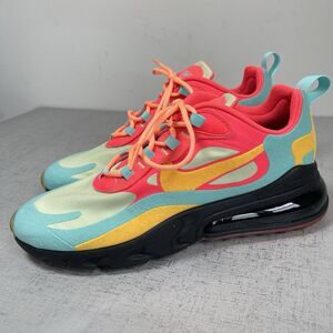 Nike Air Max 270 React Gym Athletic Running Shoes Sneakers Womens 9 Multi color